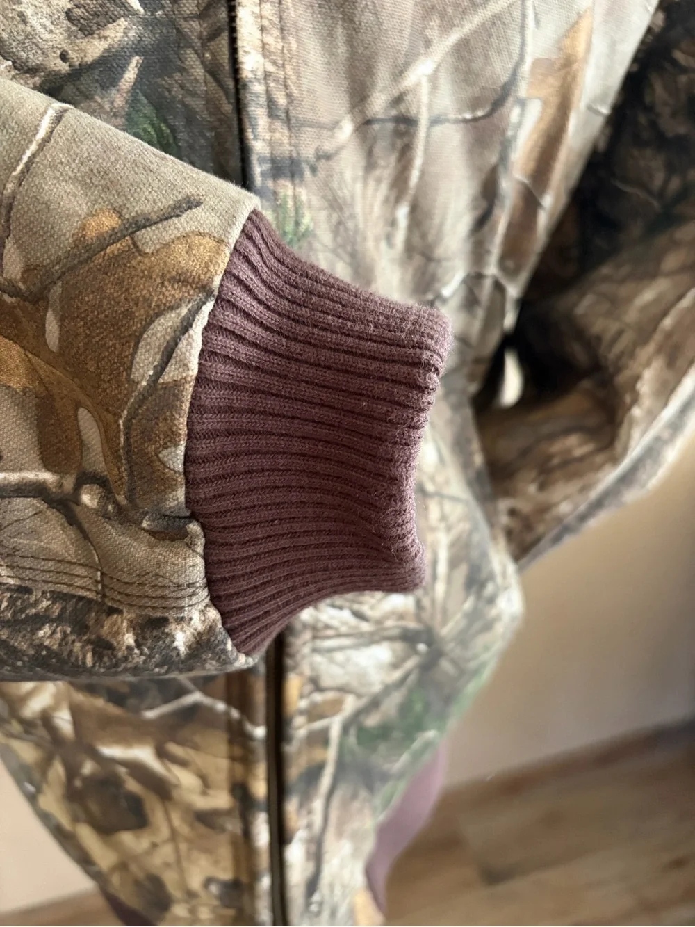Carhartt Kids' Realtree Camo Hooded Jacket - Brown/Green